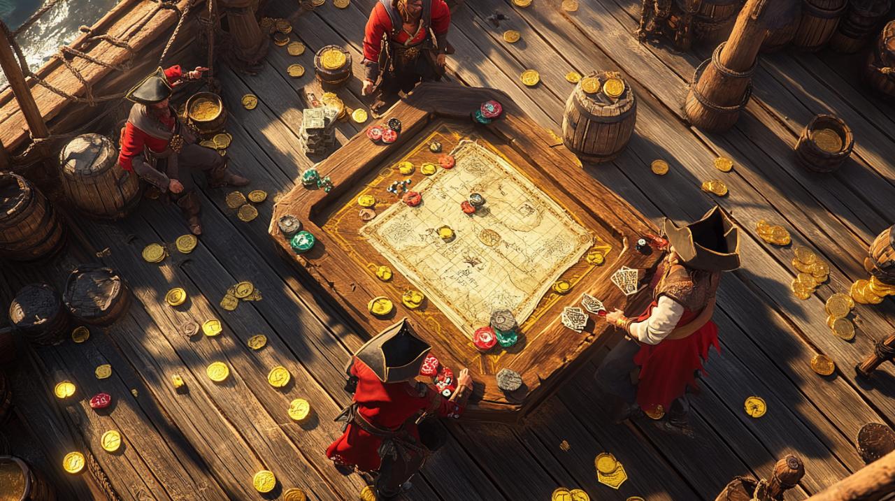 Découvrez un jeu de bonneteau moderne sur le thème des pirates